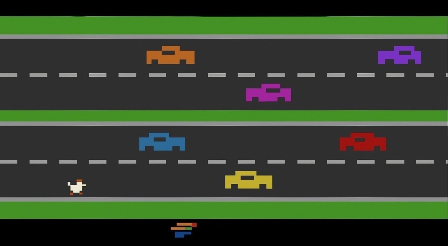 Imagem do jogo freeway